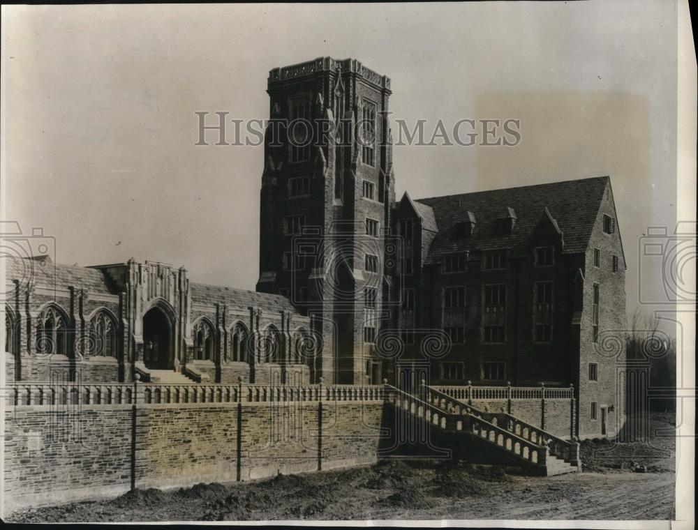 1931 Press Photo The Navy Tower and McFaddinm Hall of the Memorial group - Historic Images