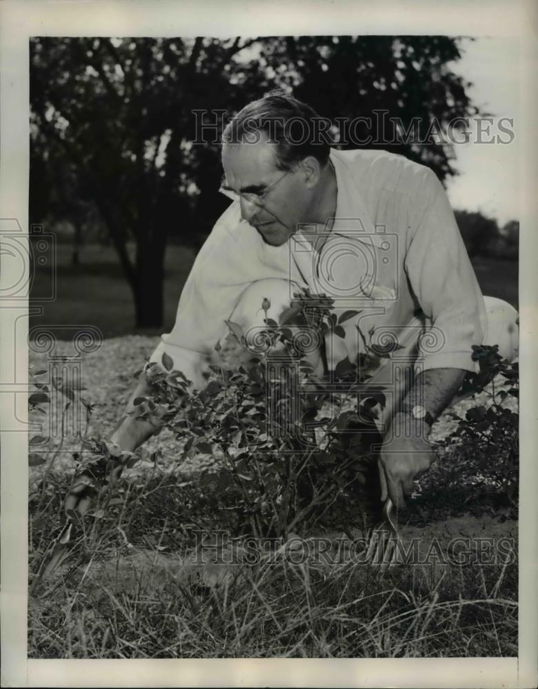 1948 Press Photo Indianapolis Symphony Orchestra Conductor Dr. Fabien Sevitzky - Historic Images