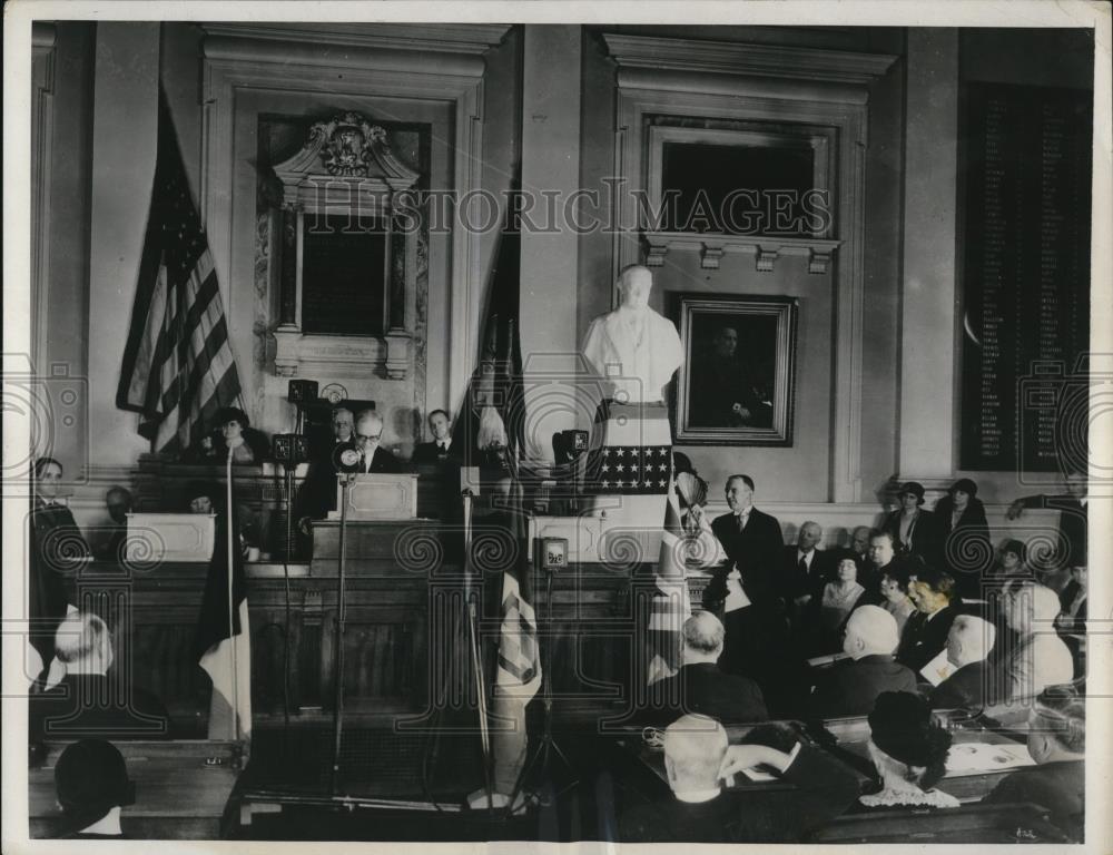 1931 Press Photo John Barton Payne President of American Red Cross is seen - Historic Images