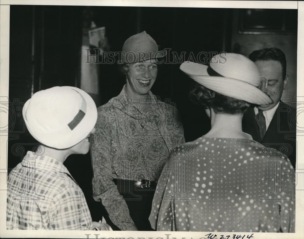 1934 Press Photo Mrs. Anna Roosevelt Dall, President Rossevelt&#39;s daughter - Historic Images