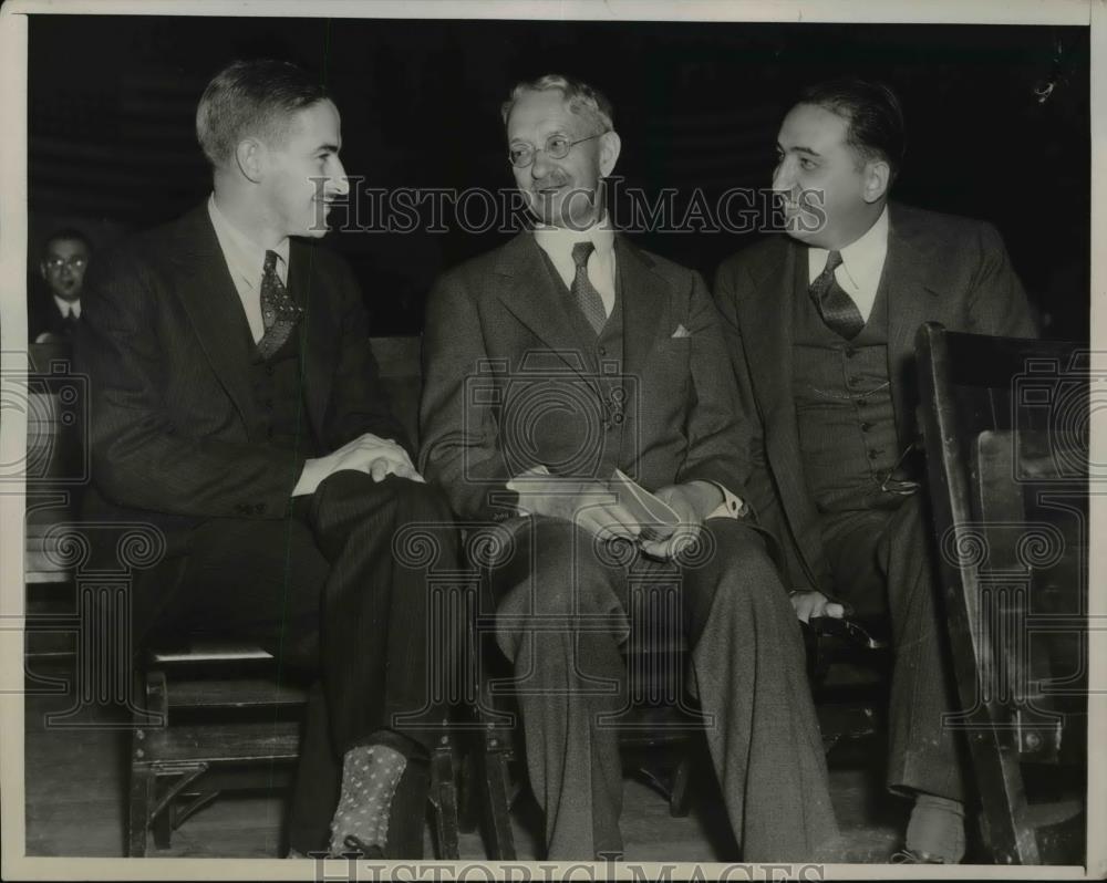 1938 Press Photo Dr Jos R Morrow Medical Director of Bergan Hospital - Historic Images