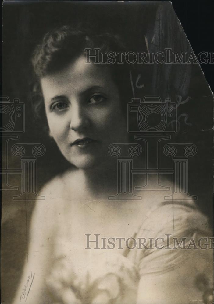 1918 Press Photo Augusta Christina Glass now Mrs Robert McAllen - Historic Images