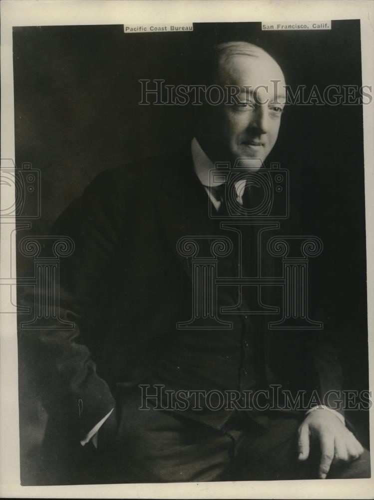 1926 Press Photo Dr. Harrold, first person to broadcast entertainment and music - Historic Images