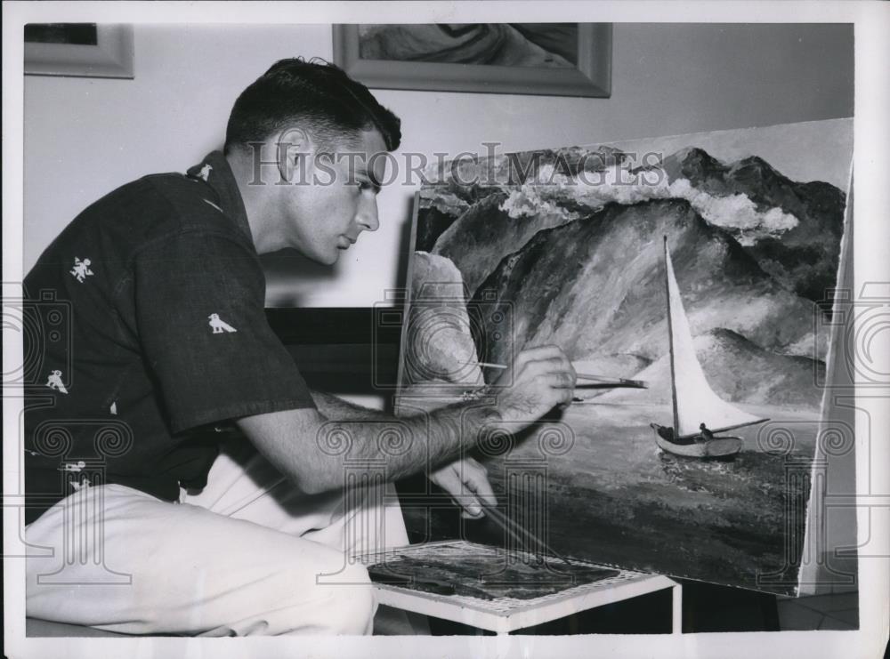 1952 Press Photo Havana Cuba Walter Houk Second Secretary of the American - Historic Images