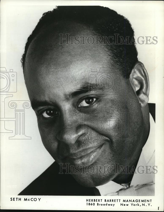 1972 Press Photo Herbert Barrett Seth McCoy Cleveland Concert Magic Flute James - Historic Images