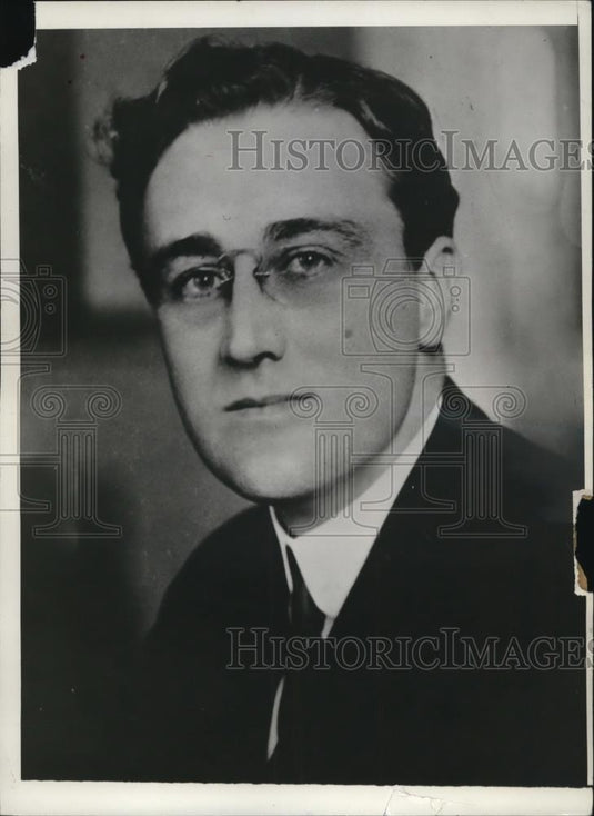1934 Press Photo Franklin Delano Roosevelt as Pres Wilson's Assistant - Historic Images