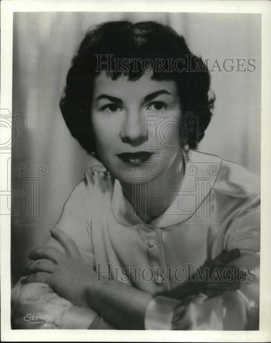 1958 Press Photo Miss Eunice Podis Pianist - Historic Images