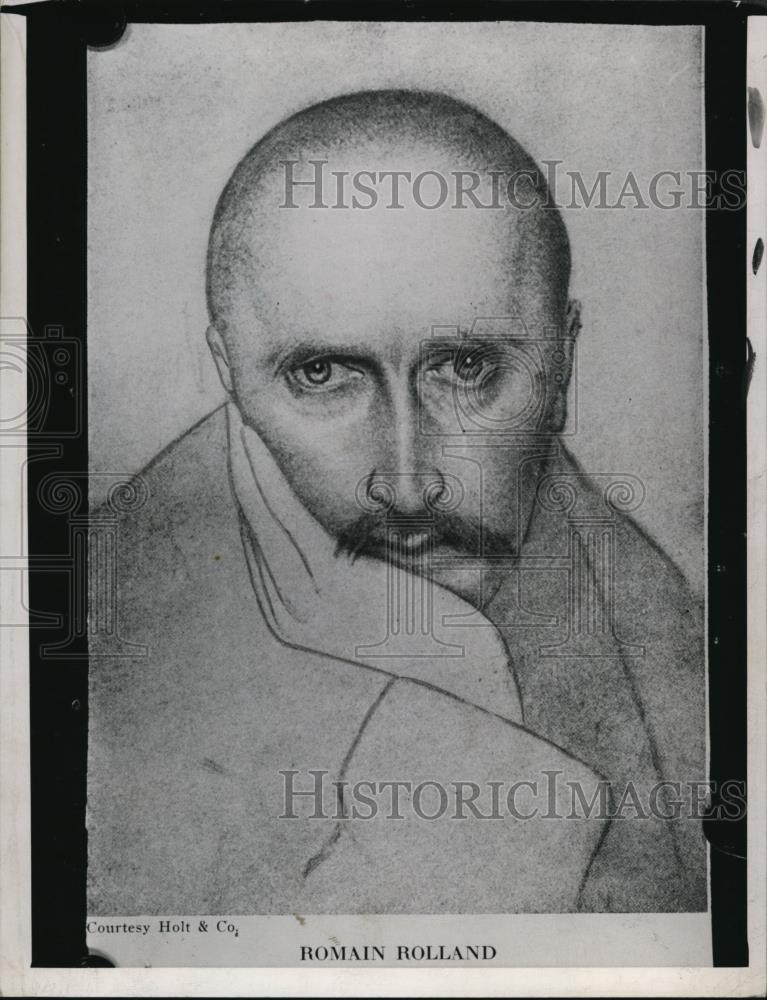 1947 Press Photo Romain Rolland - Historic Images