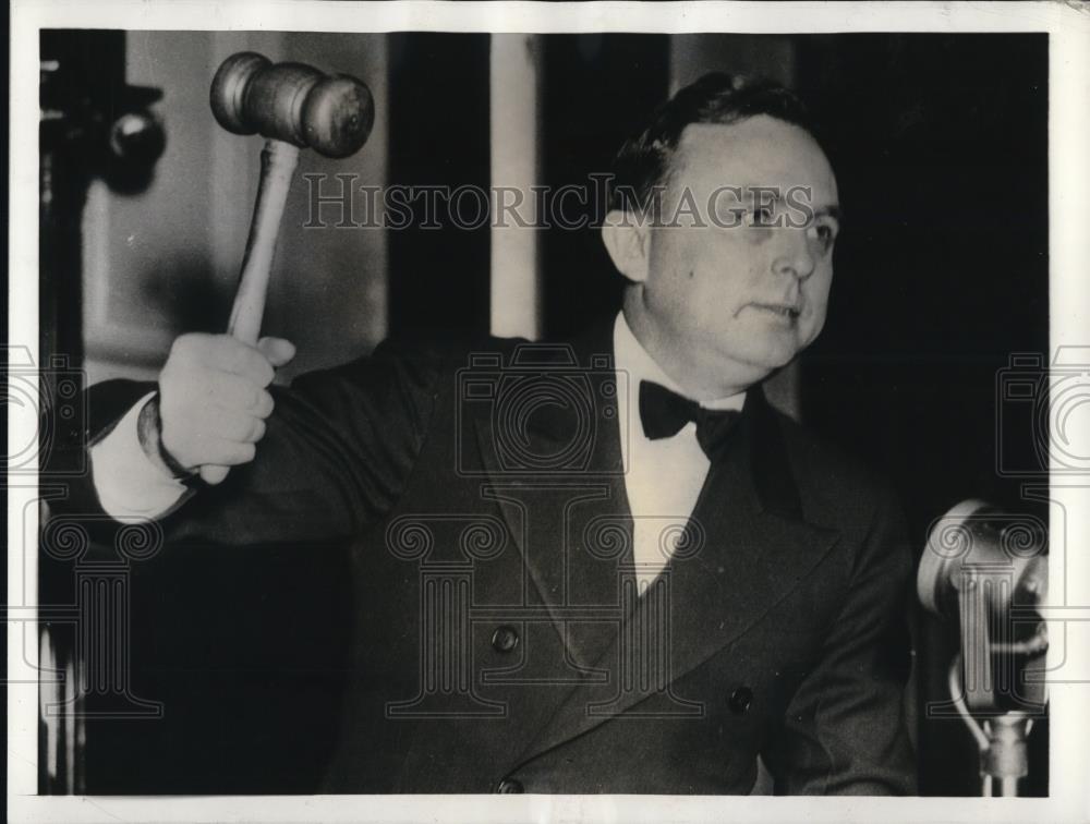 1936 Press Photo Speaker E.D. Rivers at the State House of Representatives - Historic Images