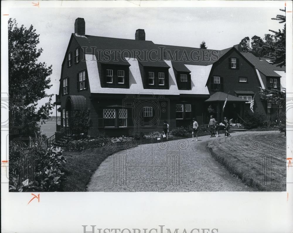 1972 Press Photo President Franklin Roosevelt Cottage on Campbell Island - Historic Images