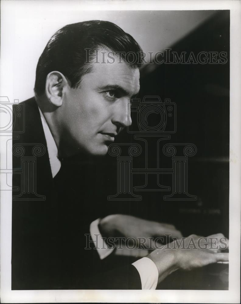 1947 Press Photo Eddy Duchin Musician - Historic Images