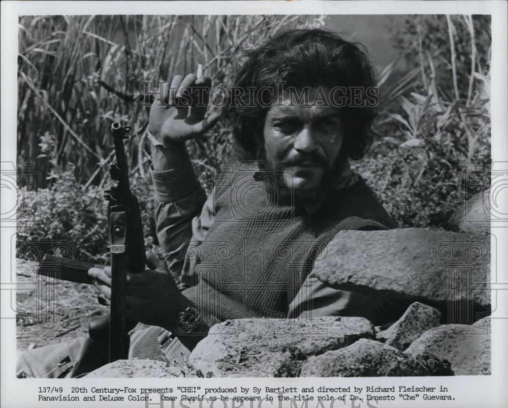 1969 Press Photo Omar Sharif In Che - 119 - Historic Images