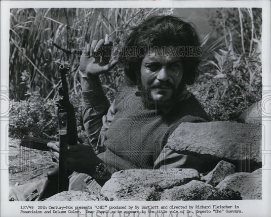 1969 Press Photo Omar Sharif In Che - 119 - Historic Images