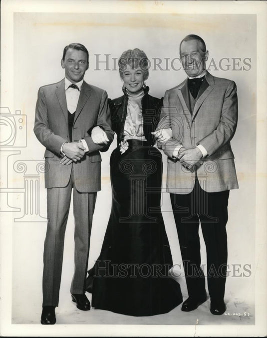1961 Press Photo Frank Sinatra & Shirley MacLaine in Can Can - Historic Images