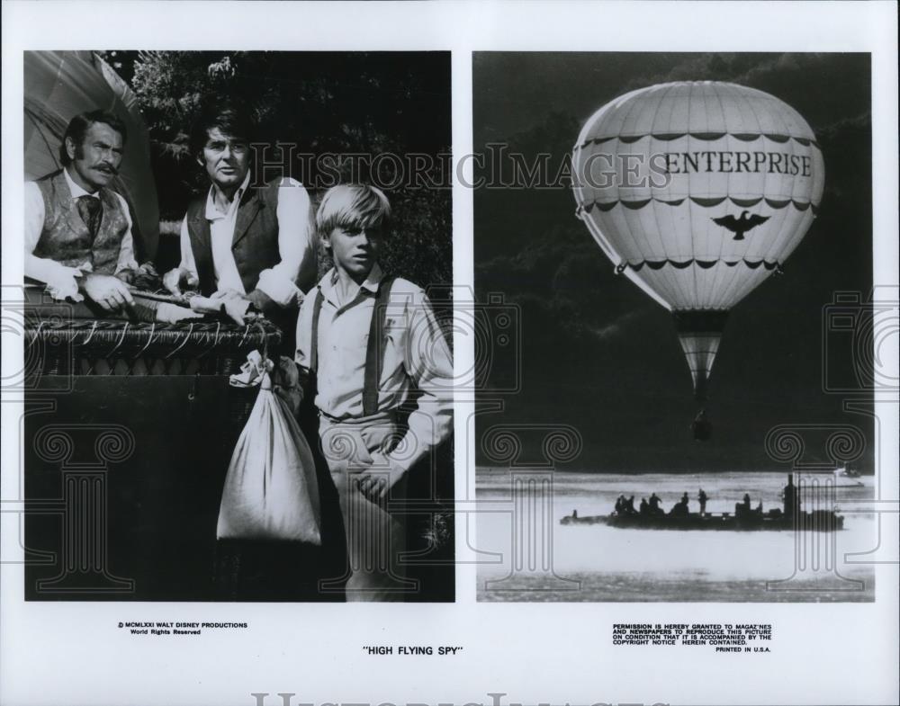 1984 Press Photo Scene from the movie High Flying Spy - Historic Images