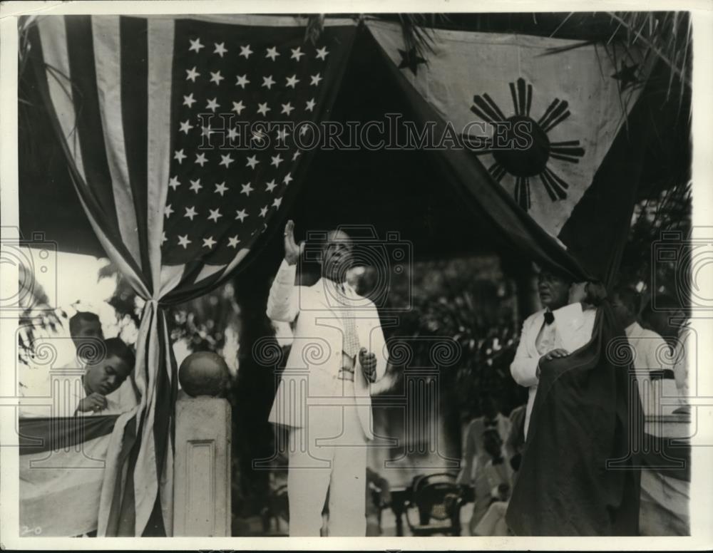 1932 Press Photo Theodore Roosevelt in Zamboanga, P I - Historic Images