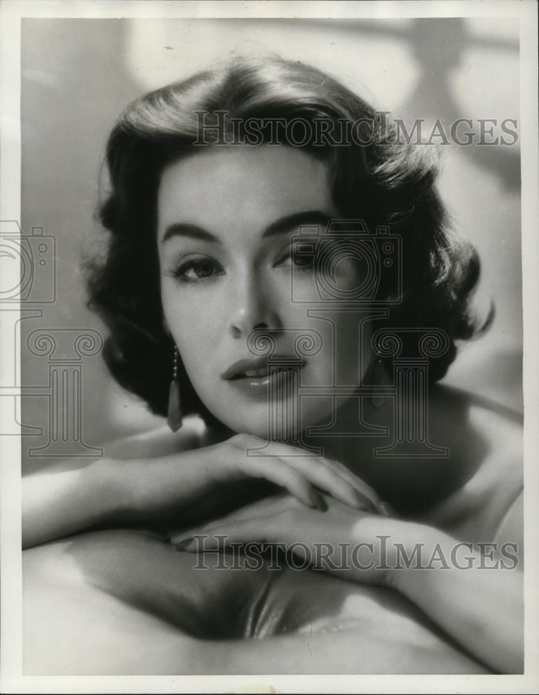 1959 Press Photo Barbara Rush in What Makes Sammy Run? - Historic Images