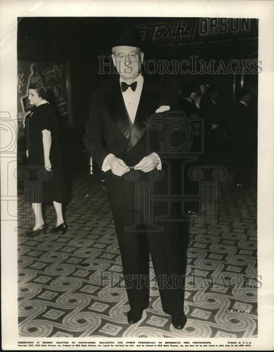 1941 Press Photo Herbert Bayard Swope Famous Newspaperman - Historic Images
