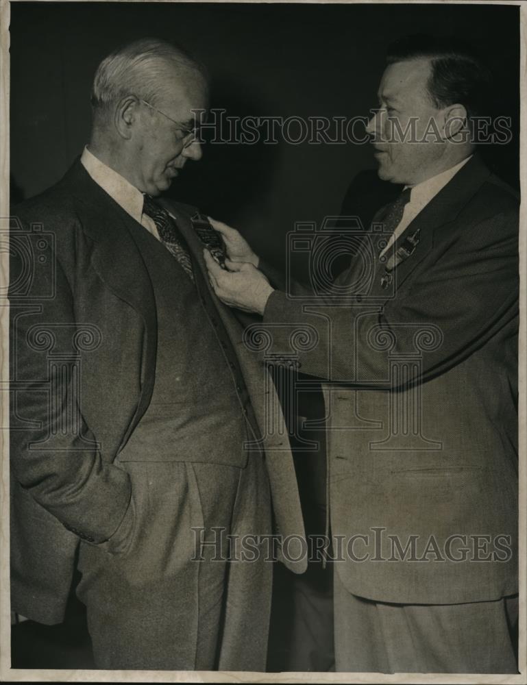 1951 Press Photo Philip Murray and Walter P Reuther - Historic Images
