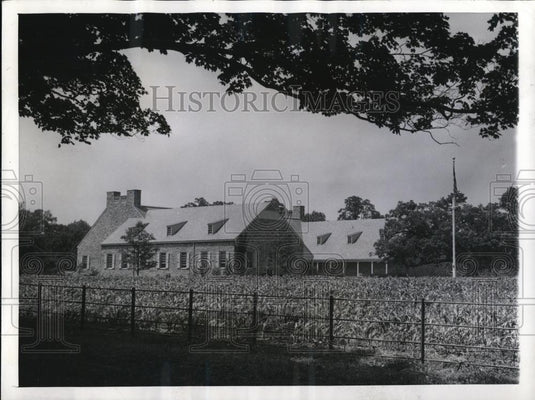 1941 Press Photo Exterior of President Franklin Roosevelt Library at Hyde Park - Historic Images