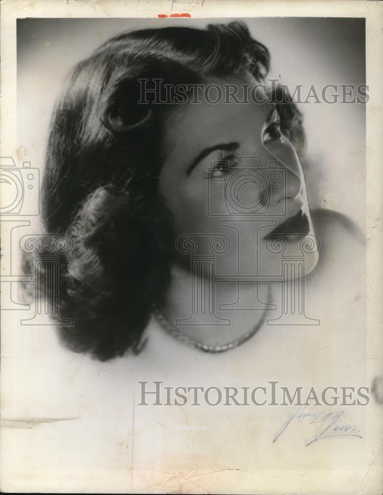 1952 Press Photo Eunice Podis Pianist - Historic Images