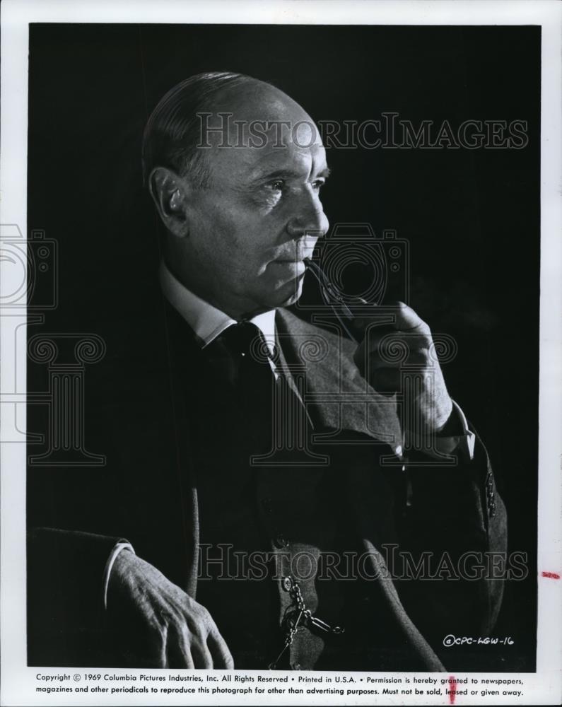 1970 Press Photo Ralph Richardson - Historic Images