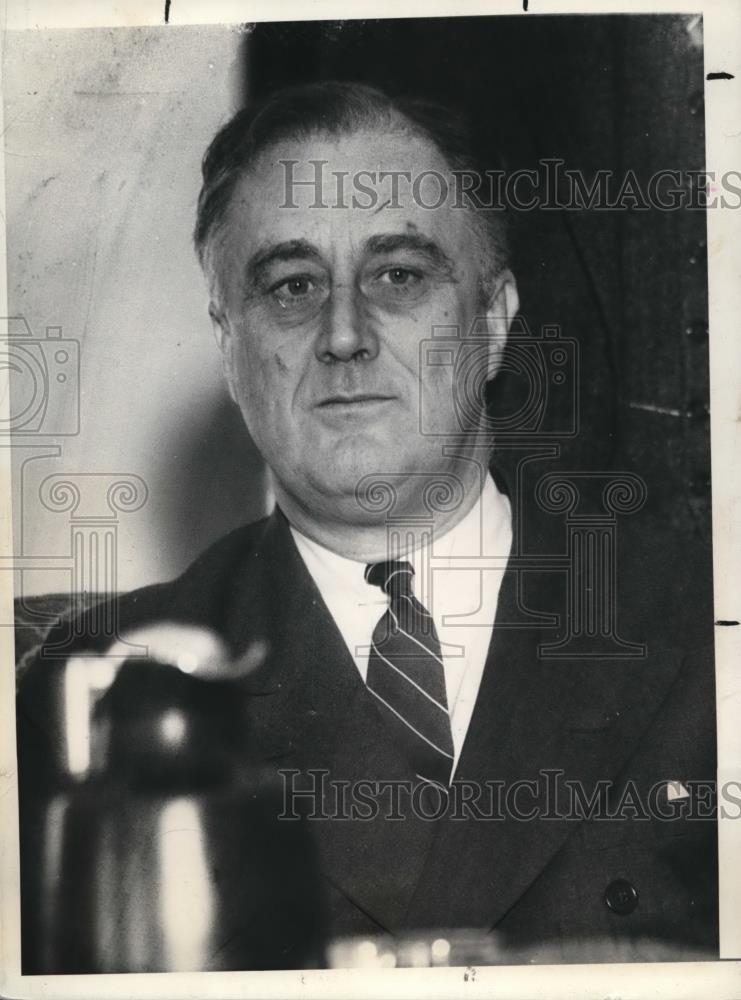 1935 Press Photo President Roosevelt - Historic Images