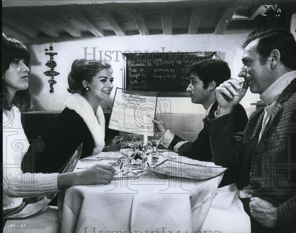 1968 Press Photo Live For Life Candice Bergen Yves Montand - Historic Images