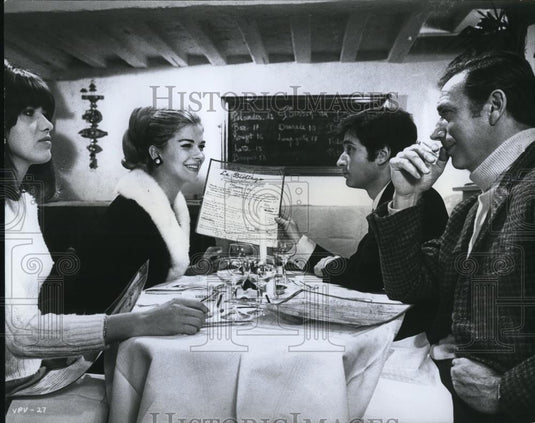 1968 Press Photo Live For Life Candice Bergen Yves Montand - Historic Images