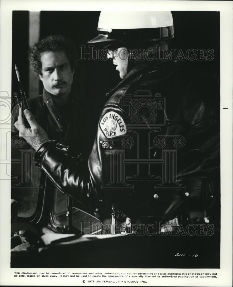 1978 Press Photo Caskey Swaim &amp; Richard Dreyfuss in The Big Fix - Historic Images