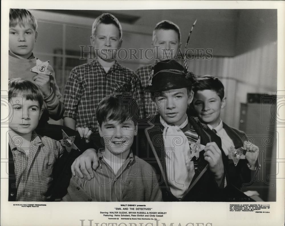 1985 Press Photo Bryan Russell stars in Emil and the Detectives - Historic Images