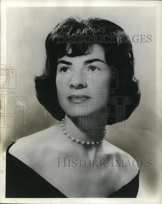 1966 Press Photo Eunice Podis Pianist - Historic Images