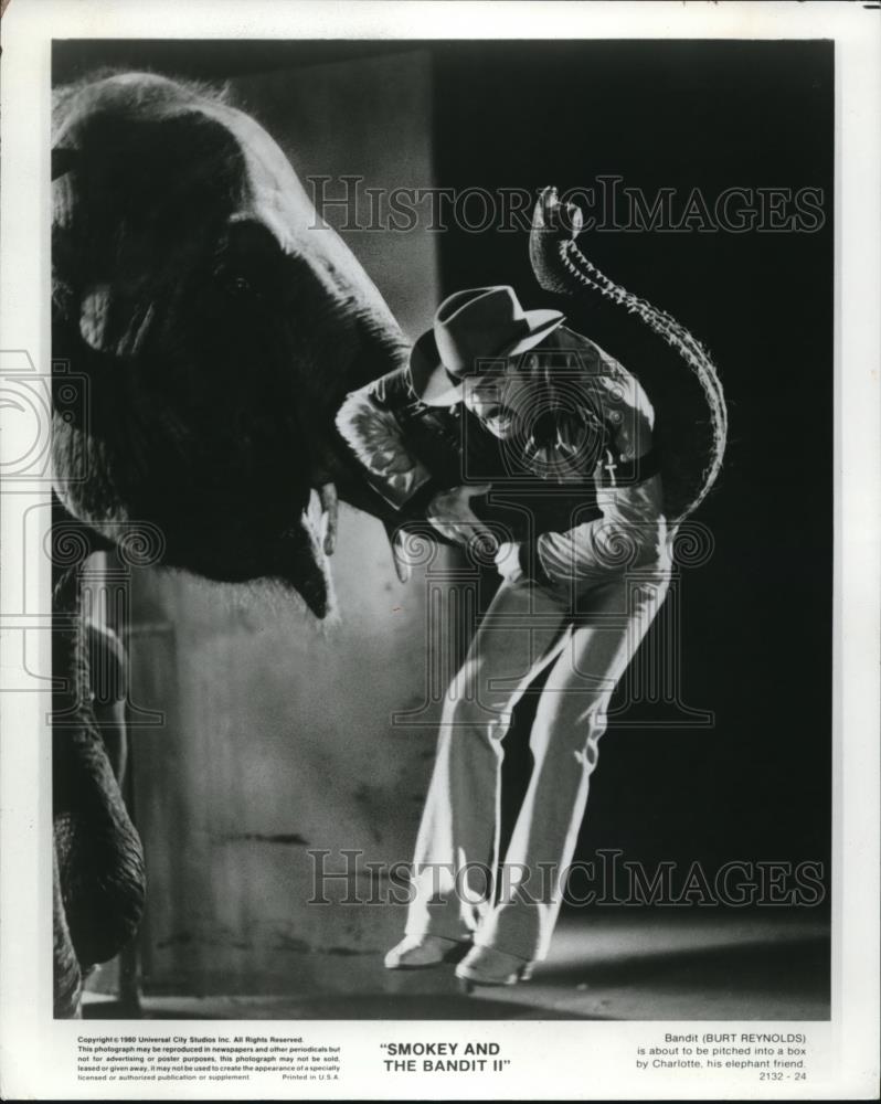 1980 Press Photo Burt Reynolds in Smokey & The Bandit II - Historic Images