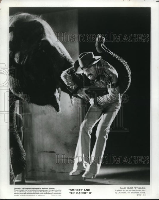 1980 Press Photo Burt Reynolds in Smokey & The Bandit II - Historic Images