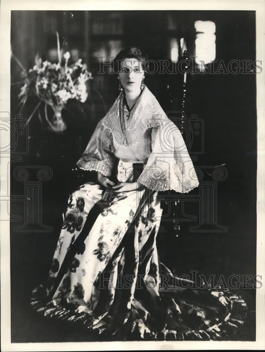 1933 Press Photo Mrs. Theodore Roosevlt - Historic Images