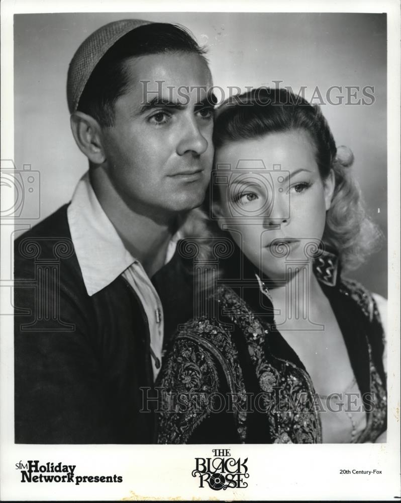 1982 Press Photo Twentieth Century Fox presents The Black Rose with Tyrone Power - Historic Images