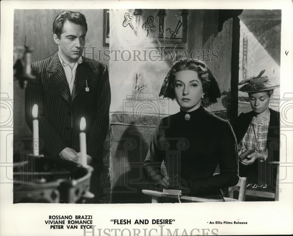 1959 Press Photo Viviane Romance in Flesh and Desire - Historic Images