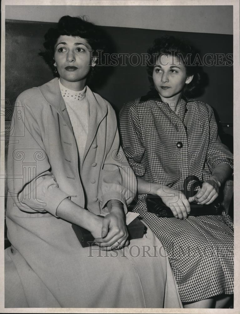 1953 Press Photo Norma Sherry Betty Frascarelli Wade park - Historic Images