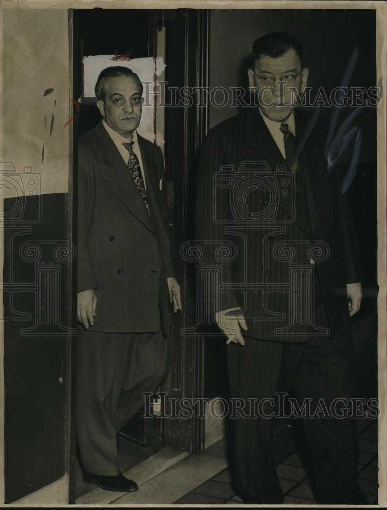 1950 Press Photo Charles Amata & Clarence Hawkins - Historic Images