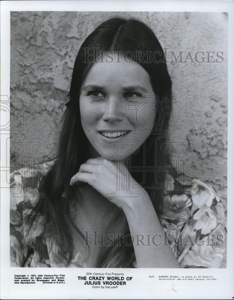 1975 Press Photo Barbara Seagull stars in The Crazy World of Julius Vrooder - Historic Images
