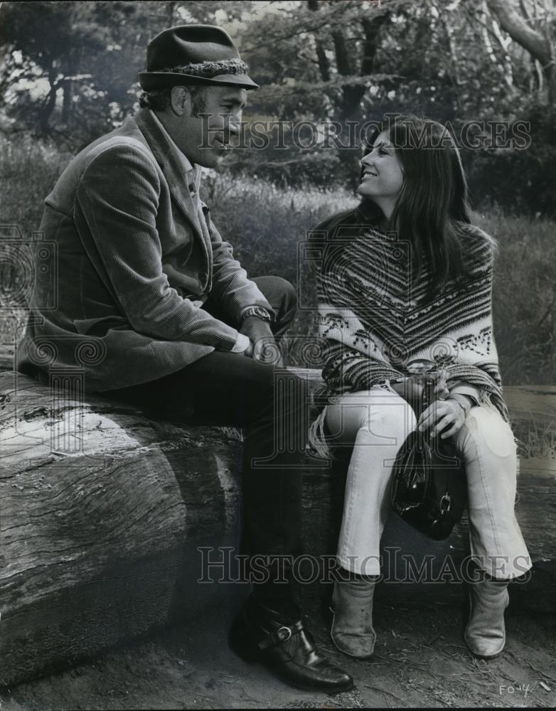 1970 Press Photo Katharine Ross, Jason Robards in Fools - Historic Images