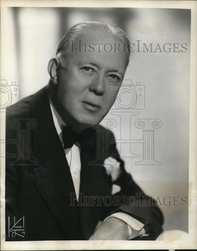 1948 Press Photo Pat Rooney Sr Vaudeville Veteran - Historic Images