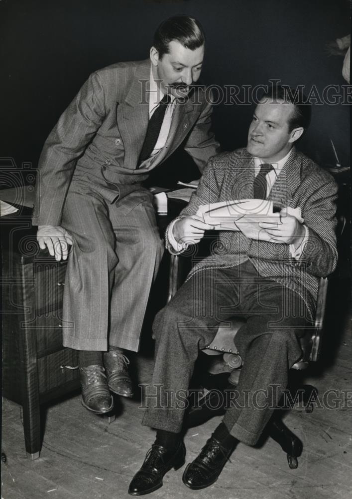 1942 Press Photo Jerry Colomma & Bob Hope - Historic Images