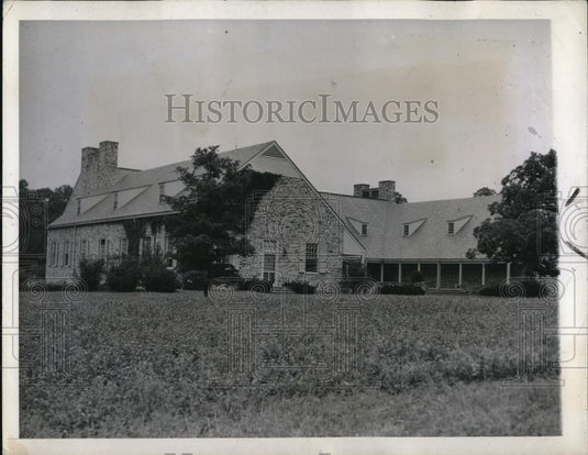 1943 Press Photo The Franklin Roosevelt Library - Historic Images