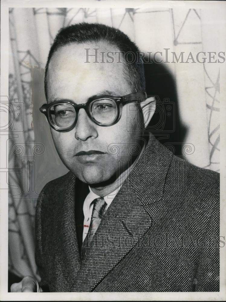 Press Photo Dr Bernard Schwartz Speaker At The City Club - Historic Images