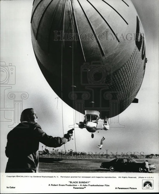 1977 Press Photo Robert Shaw in Black Sunday - Historic Images