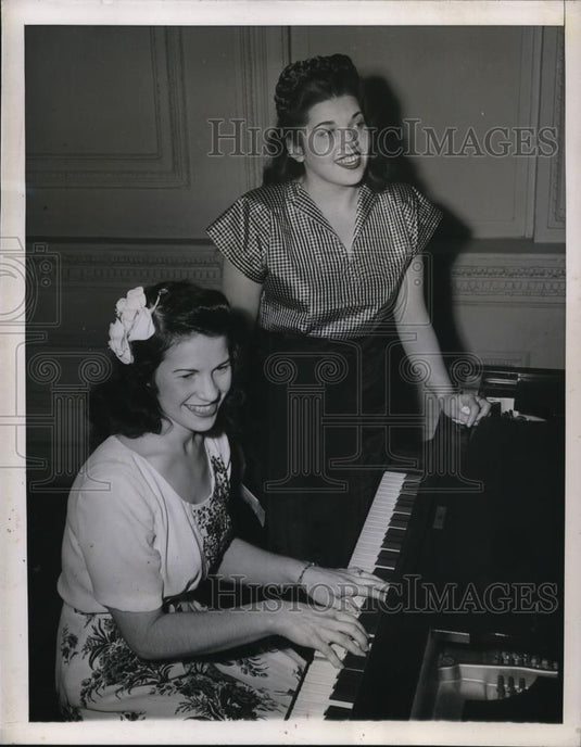 1966 Press Photo EUnice Pools Pianist - Historic Images
