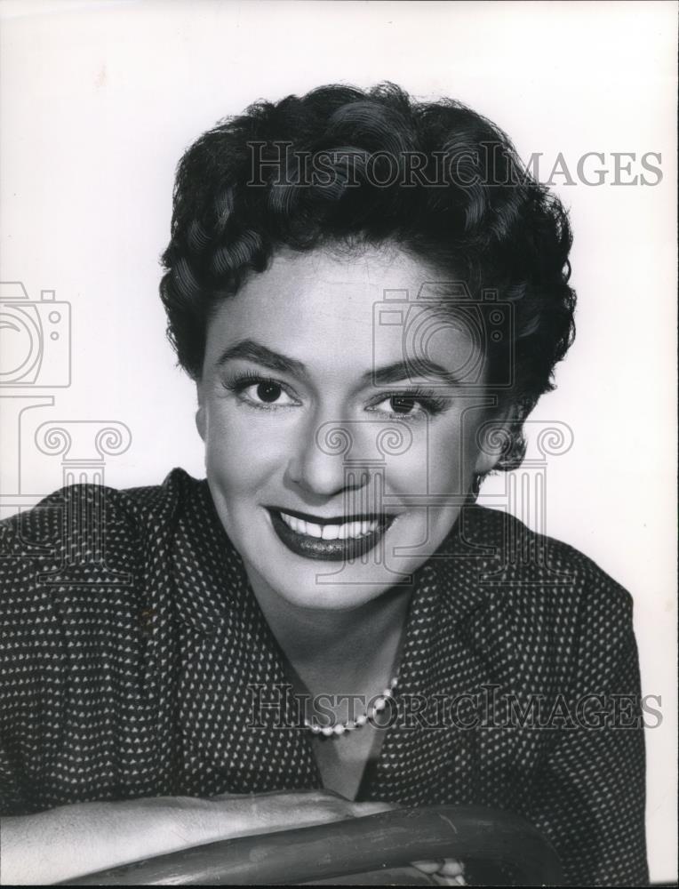 1956 Press Photo Ruth Roman American Movie and TV Actress - Historic Images