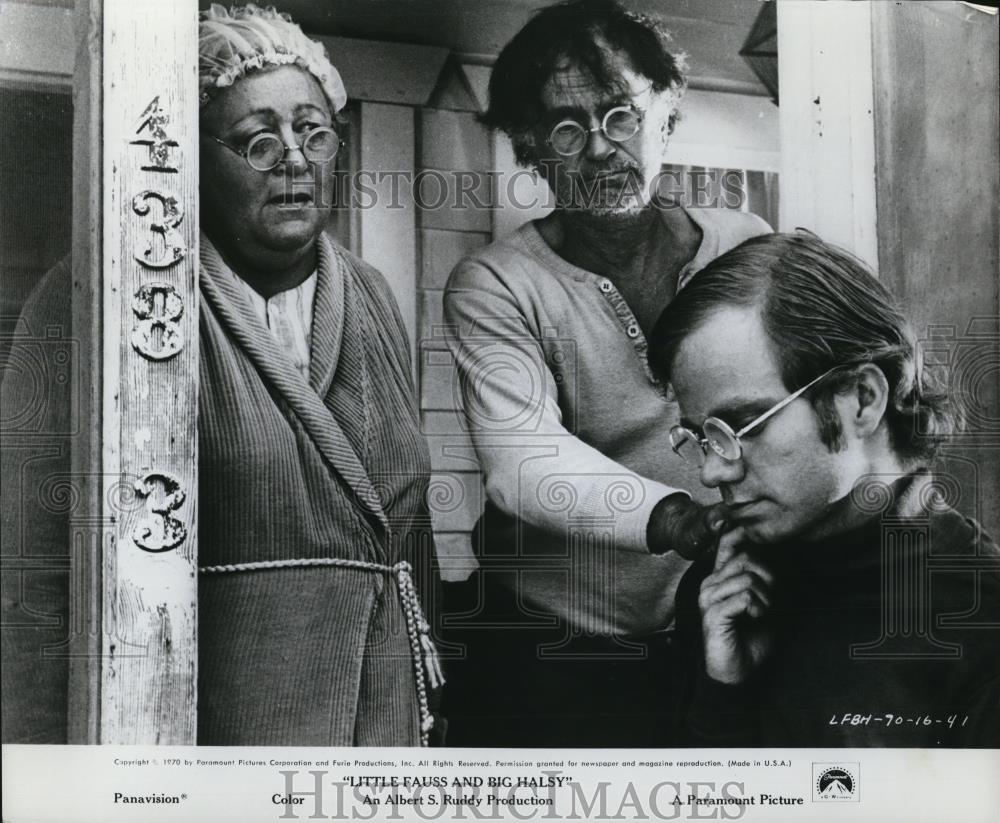 1971 Press Photo Lucille Benson Noah Berry and Michael Pollard - Historic Images