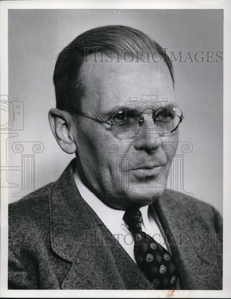 1949 Press Photo Edwin T Rice - Historic Images
